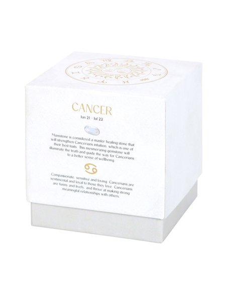 Cancer Orange & Chamomile Gemstone Zodiac Candle CE_86023 - pic 134751 | FastDaddyshop