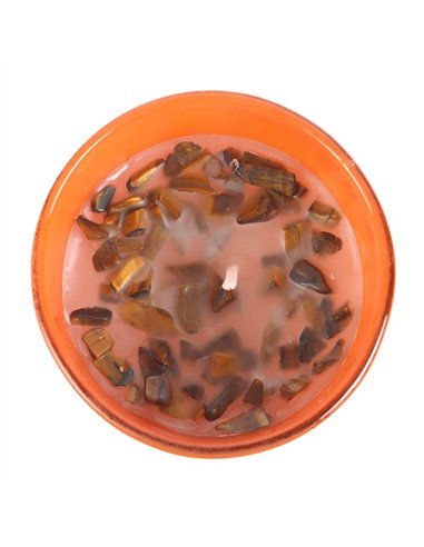 Capricorn Sandalwood & Jasmine Gemstone Zodiac Candle CE_86423