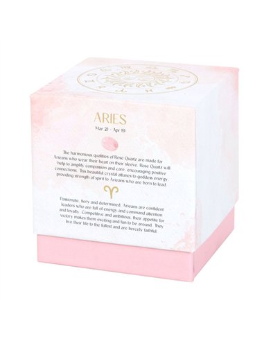 Aries Cedarwood Gemstone Zodiac Candle CE_86623