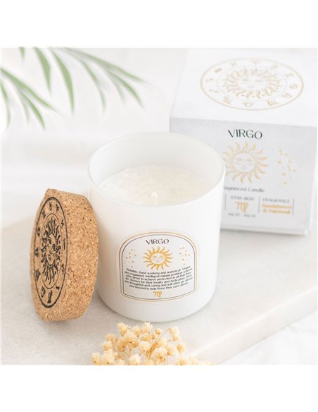 Virgo Sandalwood & Patchouli Gemstone Zodiac Candle CE_86723 - pic 134783 | FastDaddyshop