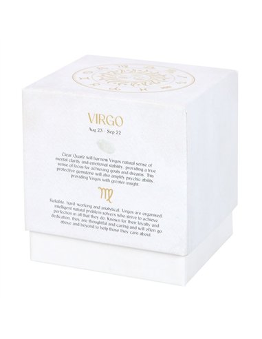 Virgo Sandalwood & Patchouli Gemstone Zodiac Candle CE_86723