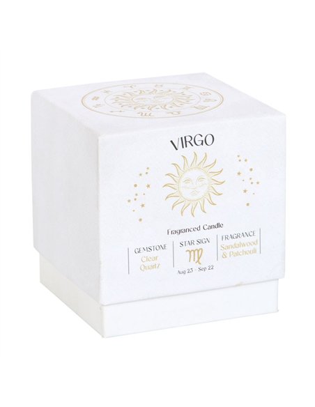 Virgo Sandalwood & Patchouli Gemstone Zodiac Candle CE_86723 - pic 134785 | FastDaddyshop