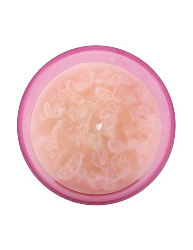 Crown Chakra Blackberry Crystal Chip Candle CK_28923