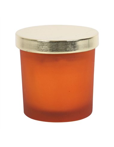 Sacral Chakra Orange Crystal Chip Candle CK_29523