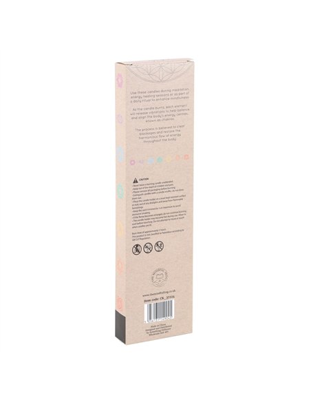 Set of 3 Chakra Balancing Taper Dinner Candles CK_37224 - pic 134837 | FastDaddyshop