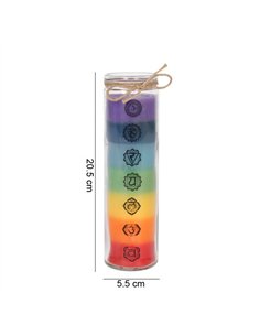 Tall Chakra Candle CK_39317 2