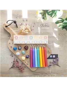 Chakra Energy Candle and Crystal Gift Set CK_87024 2