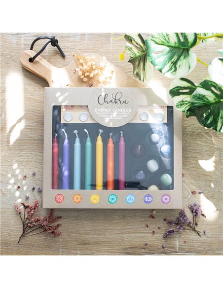 Chakra Energy Candle and Crystal Gift Set CK_87024 - pic 134843 | FastDaddyshop