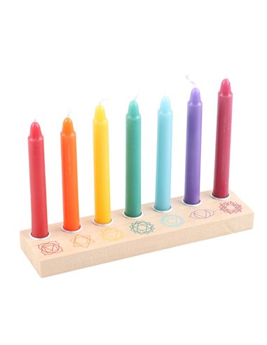 Chakra Energy Candle and Crystal Gift Set CK_87024