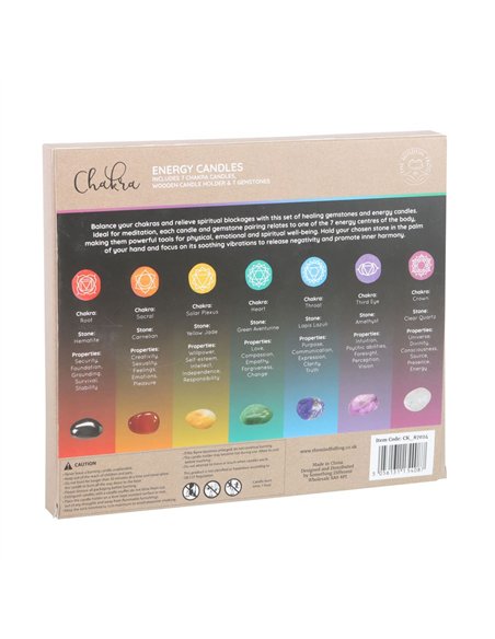 Chakra Energy Candle and Crystal Gift Set CK_87024 - pic 134846 | FastDaddyshop
