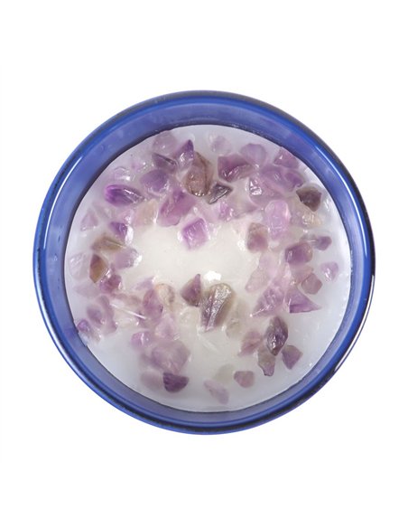 The Moon Amethyst Crystal Chip Candle CS_27124 - pic 134865 | FastDaddyshop