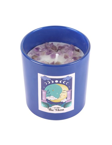 The Moon Amethyst Crystal Chip Candle CS_27124 - pic 134866 | FastDaddyshop