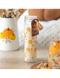 Pumpkin Print Tube Candle DY_77525 2