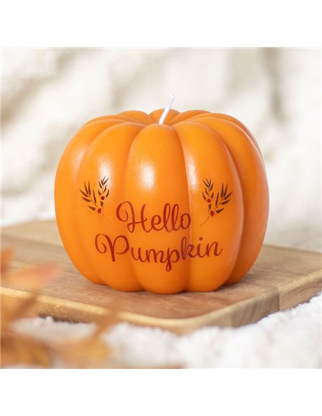 Hello Pumpkin Shaped Candle DY_77825 - pic 134904 | FastDaddyshop