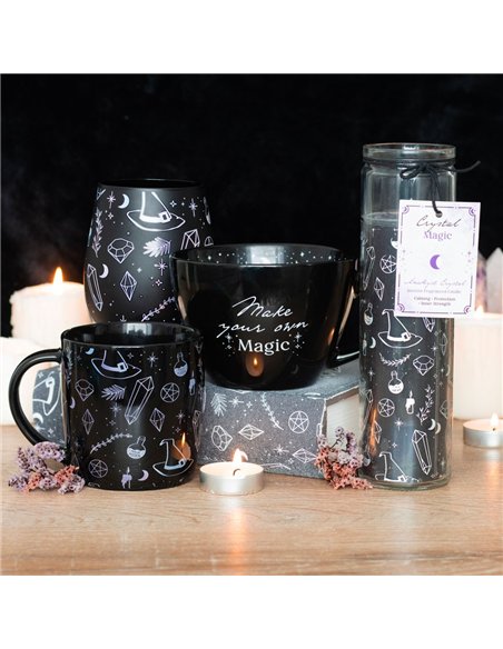 Crystal Witch Jasmine Tube Candle with Amethyst Chips CW_91824 - pic 134909 | FastDaddyshop