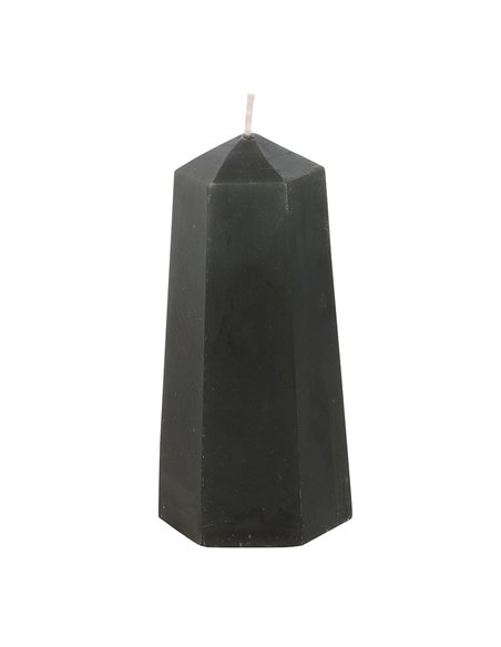 Protection Crystal Candle with Rough Black Obsidian CW_92224 - pic 134931 | FastDaddyshop
