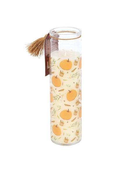 Pumpkin Print Tube Candle DY_77525 - pic 134968 | FastDaddyshop