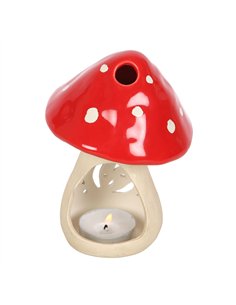 Ceramic Mushroom Tealight Candle Holder EF_49024