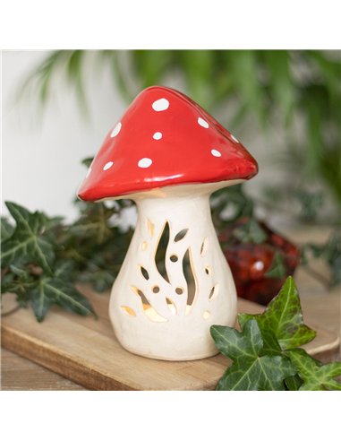 Ceramic Mushroom Tealight Candle Holder EF_49024