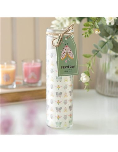 Floral Bug Garden Rose Tube Candle FB_00326