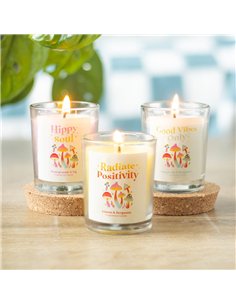 Set of 3 Funky Fungi Mushroom Votive Candles FF_13725 2