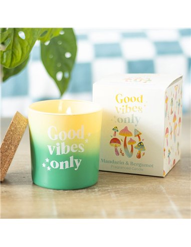 Good Vibes Only Mandarin & Bergamot Candle FF_14125
