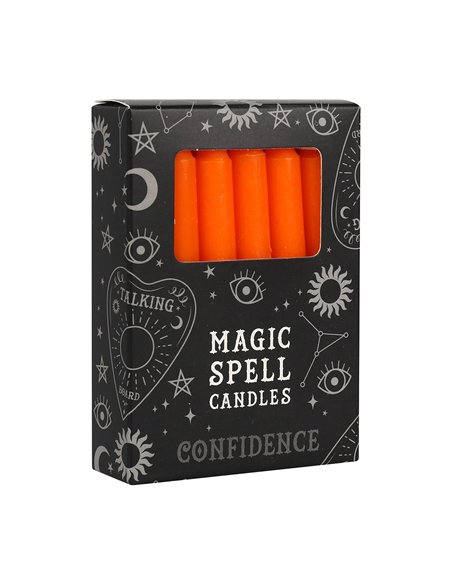 Set of 12 Orange 'Confidence' Spell Candles FI_15628 - pic 135009 | FastDaddyshop