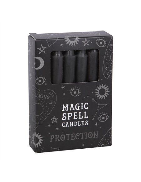 Set of 12 Black 'Protection' Spell Candles FI_16128 - pic 135014 | FastDaddyshop