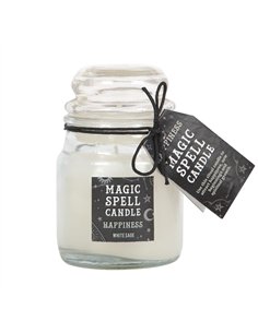 White Sage 'Happiness' Spell Candle Jar FI_28323