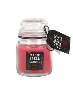 Rose 'Love' Spell Candle Jar FI_28523