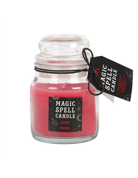 Rose 'Love' Spell Candle Jar FI_28523 - pic 135018 | FastDaddyshop