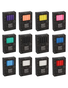 Set of 72 Mixed Black Magic Spell Candles FI_41424