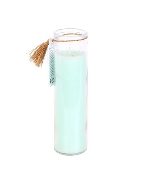 White Sage Tube Candle with Clear Quartz Crystals ER_45825 - pic 135033 | FastDaddyshop