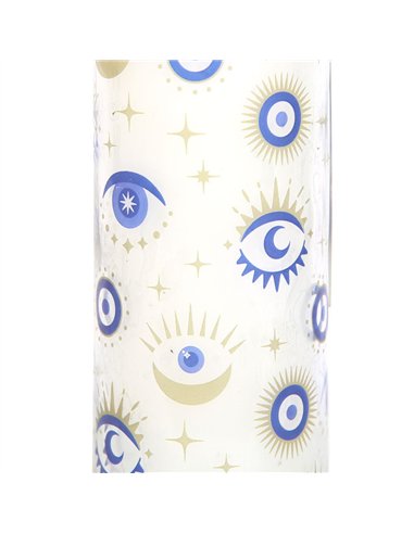 All Seeing Eye White Sage Tube Candle EY_70023