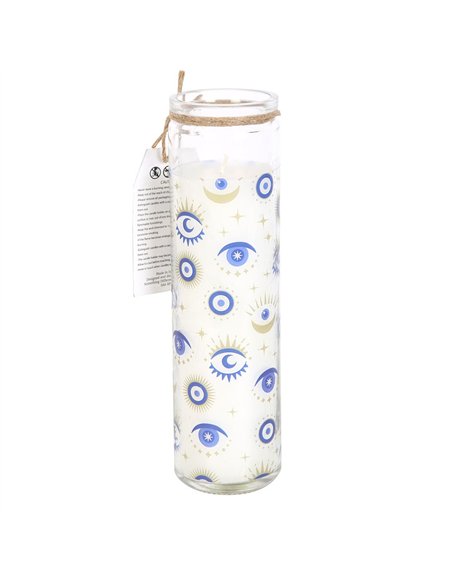 All Seeing Eye White Sage Tube Candle EY_70023 - pic 135042 | FastDaddyshop