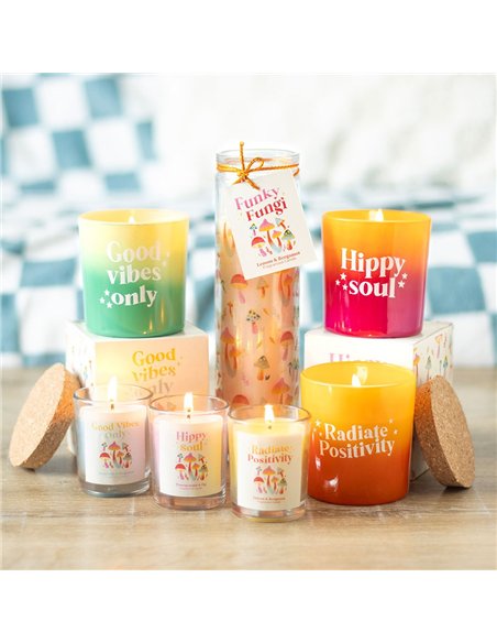 Funky Fungi Mushroom Print Tube Candle FF_13825 - pic 135057 | FastDaddyshop