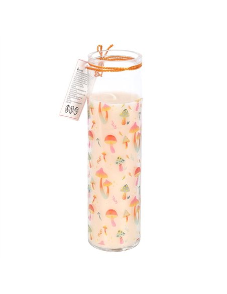 Funky Fungi Mushroom Print Tube Candle FF_13825 - pic 135059 | FastDaddyshop