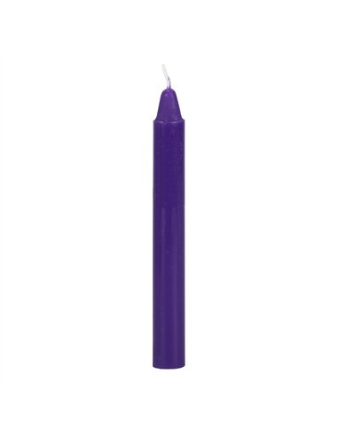 Set of 12 Purple 'Prosperity' Spell Candles FI_15228