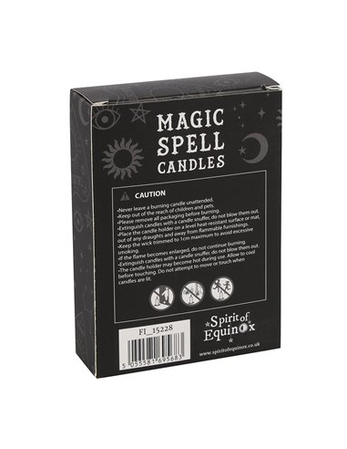 Set of 12 Purple 'Prosperity' Spell Candles FI_15228