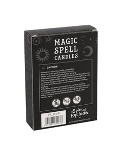 Set of 12 Green 'Luck' Spell Candles FI_15328 2
