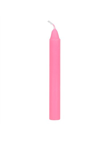 Set of 12 Pink 'Friendship' Spell Candles FI_15928