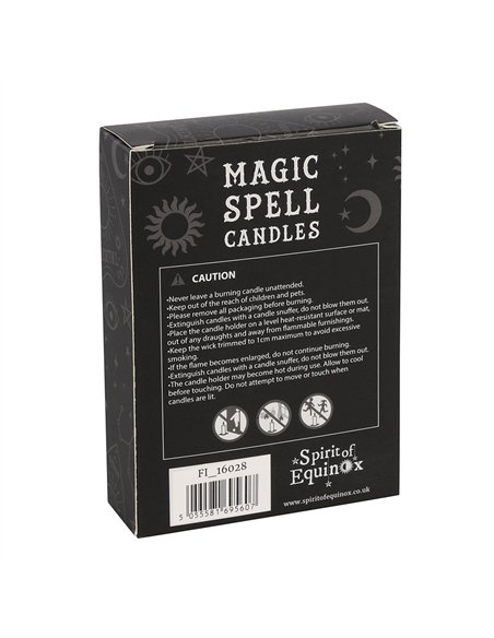 Set of 12 White 'Happiness' Spell Candles FI_16028 - pic 135098 | FastDaddyshop