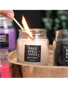 White Sage 'Happiness' Spell Candle Jar FI_28323 2