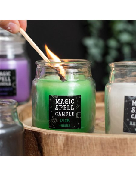 Green Tea 'Luck' Spell Candle Jar FI_28723 - pic 135116 | FastDaddyshop