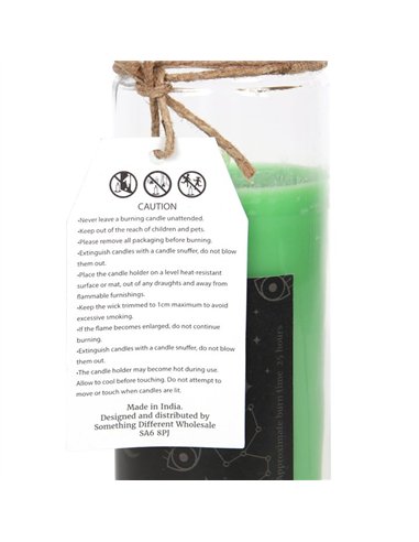 Green Tea 'Luck' Spell Tube Candle FI_54331
