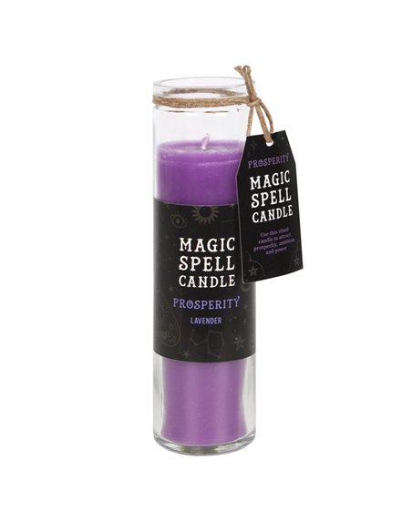 Lavender 'Prosperity' Spell Tube Candle FI_54431 - pic 135138 | FastDaddyshop