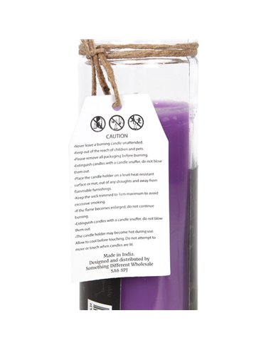 Lavender 'Prosperity' Spell Tube Candle FI_54431