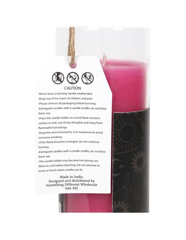 Floral 'Friendship' Spell Tube Candle FI_54531