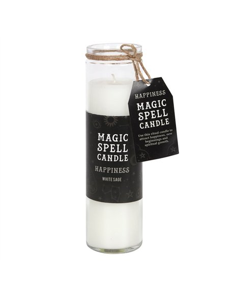 White Sage 'Happiness' Spell Tube Candle FI_54631 - pic 135144 | FastDaddyshop