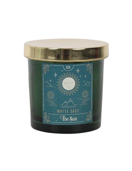 The Sun White Sage Tarot Candle FT_52431 - pic 135170 | FastDaddyshop